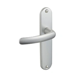 Poignée de porte entraxe 165 mm avec serrure pour clé L - VACHETTE