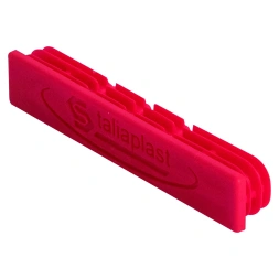 Embout de règle aluminium 100 x 18mm rouge - TALIAPLAST