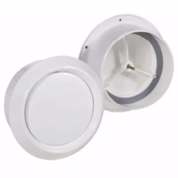 Grille de ventilation valve diffusion sans filet 100mm - INTE