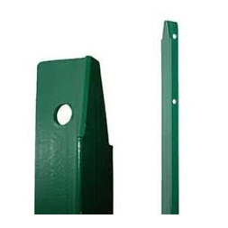 Piquet clôture vert T 30 mm 2m25