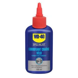 Lubrifiant chaîne de vélo conditions humides 100 ml - WD40