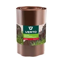 Bordure de pelouse 200mm X 9000mm marron - VERTO