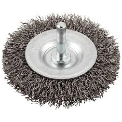 Brosse métal plate 100mm gros - KWB