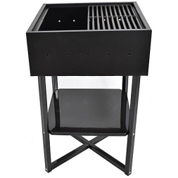 Barbecue cube à charbon 50 x 50 cm (d3e0.12) - PURECHEF