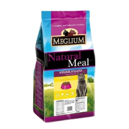 Croquette pour chat stérilisé poulet et poisson 1.5kg - MEGLIUM