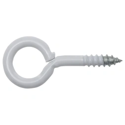 Piton à visser 4.4 x 16 / 30mm revêtement plastique blanc - SWG