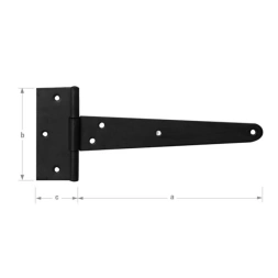 Penture angle 300 x 2.5mm noir - CQFD