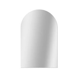Miroir bord poli arche 80 x 50cm - MP GLASS