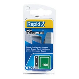 Agrafe en fil plat n°140/8 mm galvanisée - RAPID