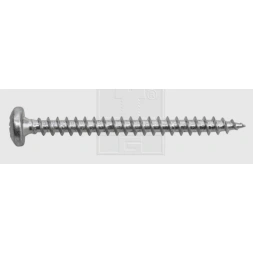 Vis panneau tête cylindrique bombée 4 x 25mm - 10 pièces - SWG