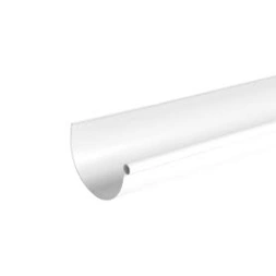 Gouttière PVC blanc Ø25mm long 4m00