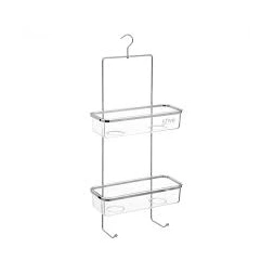 Étagère de douche à 2 paniers et 2 accroches MANTA - 5 FIVE