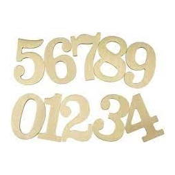 Numéro 1 -2 laiton - AMIG