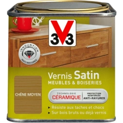 Vernis satiné chêne moyen 0.50 l V33