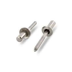 Rivet étanche tête plate 4.8 x 12mm bleu pigeon RAL 5014 - 100 pièces