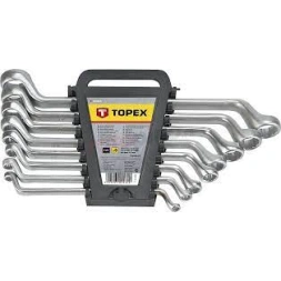 Clé courbée 6-22mm jeu de 8 pièces - TOPEX