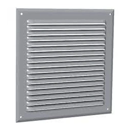 Grille d'aération métal aluminium 250 x 250mm - DMO