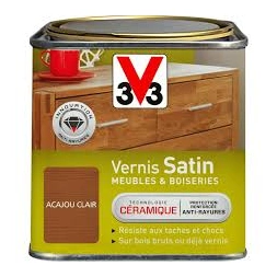 Vernis satiné acajou clair 0.50 l - V33
