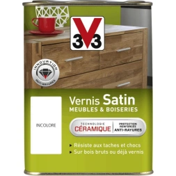 Vernis satiné incolore 1 l - V33