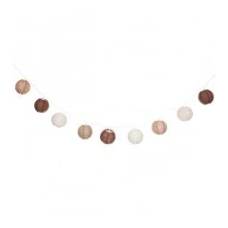 Guirlande led 10 boules Safari - ATMOSPHERA