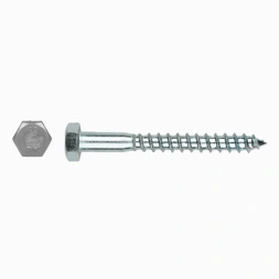 Tirefond tête hexagonale inox 6 x 60mm A2 - pièce