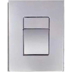 Plaque de commande Carré Gris Brillant