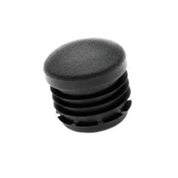 Embout plastique pour tube rond 28mm noir - pièce