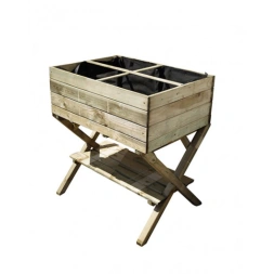 Carré Potager MARA en bois 80 x 60 x H90 cm -Jardipolys