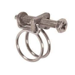 Collier de serrage à fils inox, Ø 15 à 18 mm X 2  - RIBIMEX