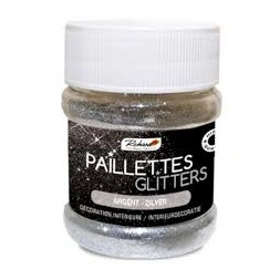 Paillettes pot  30g argent - RICHARD
