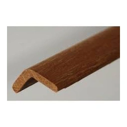 Baguette d'angle arrondie bois exotique rouge 35 x 35mm long 2m40