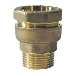 Raccord droit 1/4 mâle PEHD Ø 40mm