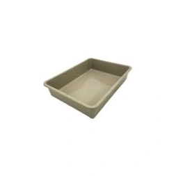 Bac à litière 42 x 32 x 9cm 9 litres beige