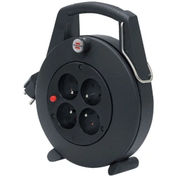 Enrouleur de câble Confort-Line CL-L / Petit enrouleur avec 4 prises de courant électrique - BRENNENSTUHL