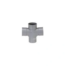 Té PVC double 100mm femelle - femelle