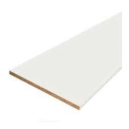 Tablette mélaminée blanc 2500 x 400 x 18mm (DEE 4.8) - MALVAUX