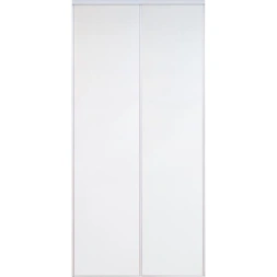 Porte de placard 2 vantaux blanc 2500 x 1800mm(DEEE 2.33€)- OPTIMUM