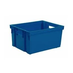 Bac de rangement sans couvercle bleu minéral 50L (DEEE 0.17€) - EDA