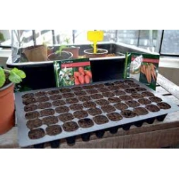 Plateau en plastique de 60 cellules de culture 0.35 X 0.21cm - 3 pièces