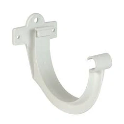 Support gouttière bandeau blanc