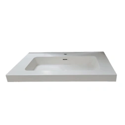 Vasque en résine marfil mate 81 x 6 x 46cm - KOIBATH