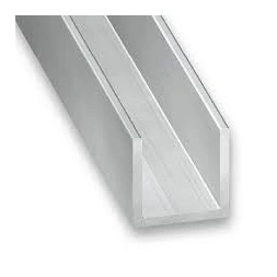U aluminium 10 x 20 x 10 x 1,5mm x 1m - CQFD