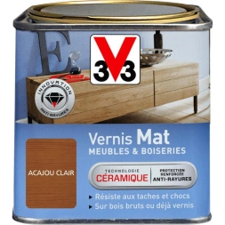 Vernis mat acajou clair 0.50 l V33