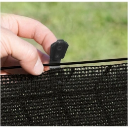 Attache brise vue fixatex noir - NORTENE