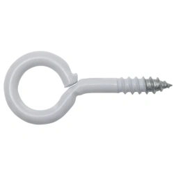 Piton à visser 4.4 x 14 / 40mm revêtement plastique blanc - SWG