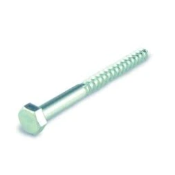 Tirefond tête hexagonale zingué 8 x 120mm unité