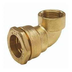 Coude laiton PEHD Ø 32mm - 26/34 femelle