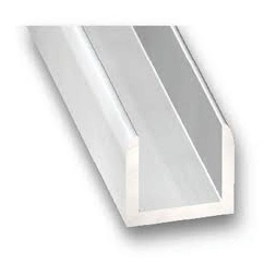 U aluminium incolore 15x15x15x1.5mm L.1m - CQFD
