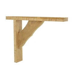 Console décorative hêtre brut 280 x 320mm - CIME