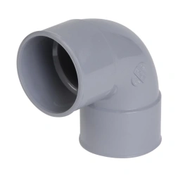 Coude d'évacuation à 87° femelle - femelle 50 mm - INTERPLAST